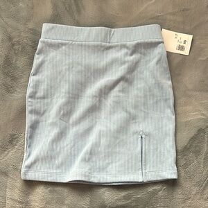 NWT Forever 21 light blue mini skirt!